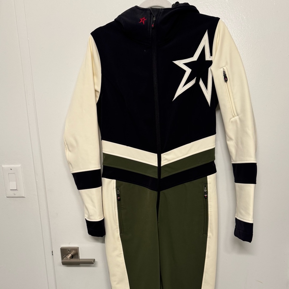 Perfect Moment Black and White Ski Suit